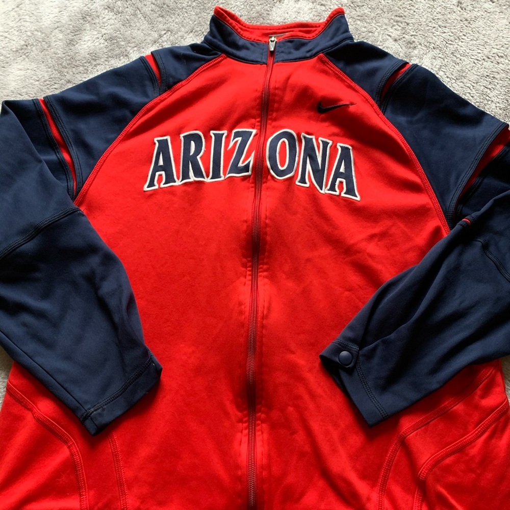 NIKE MENS UOFA Arizona Zip Up